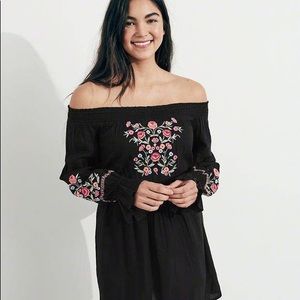 Hollister Embroidered Dress
